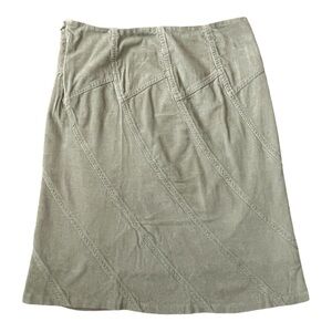 Tommy Hilfiger A Line Corduroy Skirt Size 5 (Tan)